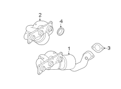 EXHAUST SYSTEM. MANIFOLD.