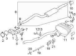 Exhaust system. Exhaust components.