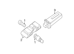 TIRE PRESSURE MONITOR COMPONENTS.