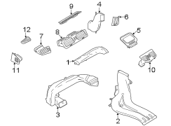 INSTRUMENT PANEL. AIR DISTRIBUTION SYSTEM.