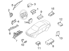 RESTRAINT SYSTEMS. AIR BAG COMPONENTS.