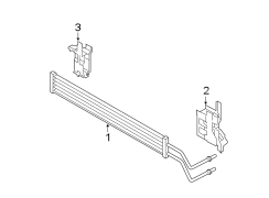 Power steering oil cooler.