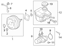 Power Brake Booster Vacuum Hose Grommet