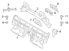 Roll Bar Trim Panel (Right, Front)