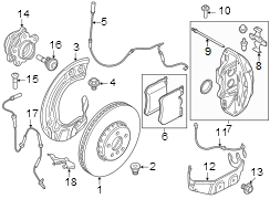 Disc Brake Pad Wear Sensor (Front)