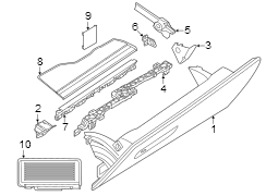 Glove Box Door Hinge