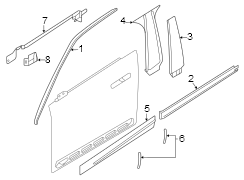 Door Reveal Molding (Right)