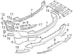 Valance Panel (Rear, Lower). Valance Panel. Bumper.