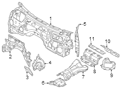 Floor Pan Heat Shield (Rear)