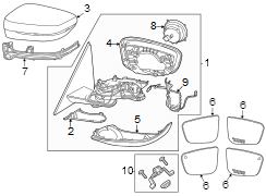 Harness. Wiring. Door. Mirror. (Right). Door Mirror Wiring.