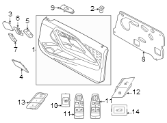 Door Interior Trim Panel (Front)