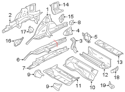 REAR BODY & FLOOR. FLOOR & RAILS.