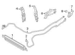 Transmission Oil Cooler Line Bracket (Rear)