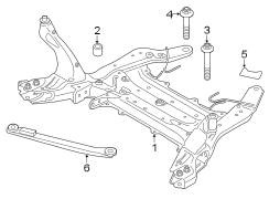 Front suspension. Suspension mounting.