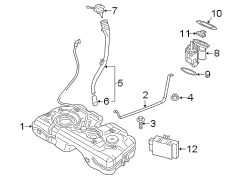 Fuel system components.