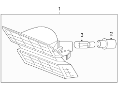 FRONT LAMPS. SIDE REPEATER LAMPS.