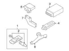 TIRE PRESSURE MONITOR COMPONENTS.