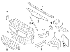 RADIATOR SUPPORT.