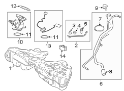 Fuel system components.