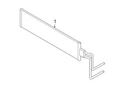 POWER STEERING OIL COOLER.