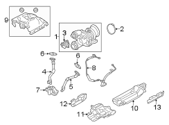 TURBOCHARGER & COMPONENTS.