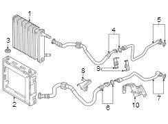 Engine Oil Cooler Line Bracket