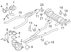 Exhaust Muffler (Front)