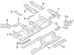 Floor Pan (Left, Front)