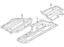 Floor Pan Splash Shield (Front)