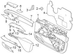 Door Interior Trim Panel (Front)