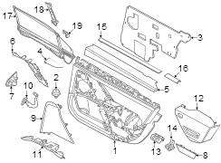 Door Armrest (Right, Rear)