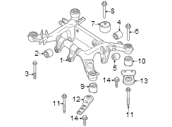 Suspension Subframe Crossmember Brace (Front)