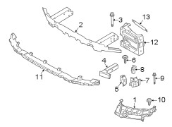 Bumper Impact Absorber (Front, Upper)