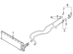 Transmission. Cooler. Oil. Tube. Automatic. (Left). Automatic Transmission.