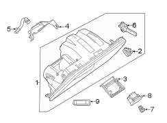 INSTRUMENT PANEL. GLOVE BOX.