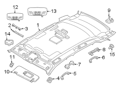 Liftgate Hinge Cover (Rear, Upper)