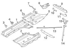 Floor Pan Splash Shield (Left, Rear, Lower)