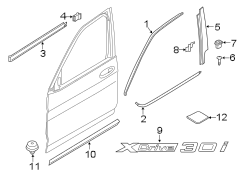 Door Window Belt Weatherstrip Spacer