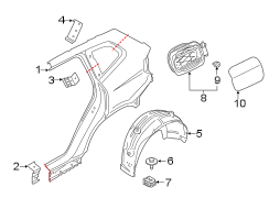 Fuel Filler Housing