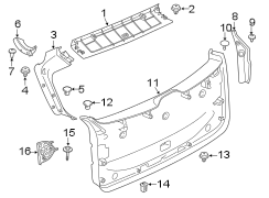 Liftgate Trim (Upper)