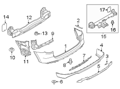 Valance Panel (Rear, Lower). Valance Panel. Bumper.