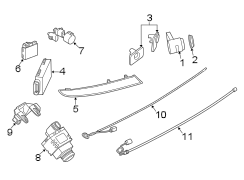 REAR BUMPER. ELECTRICAL COMPONENTS.