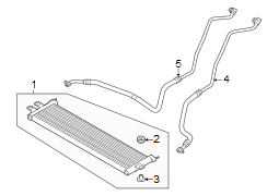 Engine oil cooler.