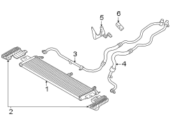 Engine oil cooler.