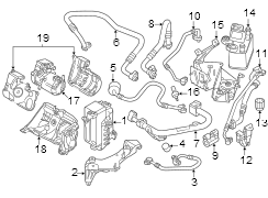 A/C Evaporator Core Bracket