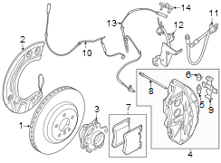 Front suspension. Brake components.