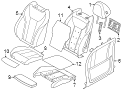 Seat Back Panel (Rear, Lower)