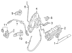 Door Latch Cable