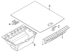 Liftgate Trim Scuff Plate (Rear, Lower)