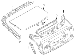 Liftgate Trim (Upper)